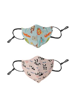 Face Mask (3-6yrs) (2 pcs) Panda Jungle